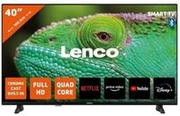 Lenco Lenco LED-4044BK LED-Fernseher (102 cm/40 Zoll, LED, Smart-TV, Full-HD Smart