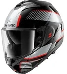 Shark Motorradhelm Oxo Sikter Klapphelm, Integriertes Sonnenvisier schwarz M...