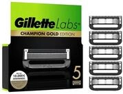 Gillette Rasierklingen Labs Champion Gold, 5-tlg., 5 Klingen f&uuml;r glatte Rasur