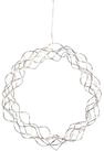 EGLO Dekoobjekt Curly, LED Lichterkranz, mit Kabel, beleuchtete Weihnachtsdeko, &Oslash; 30