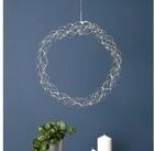 STAR TRADING Dekokranz LED Lichtkranz Fenster T&uuml;rschmuck Wandkranz 50 LED D:45cm