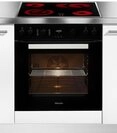 Miele Elektro-Herd-Set H2455E OBSW mit KM 6003 LPT, Herd-Set - Kombination aus Herd