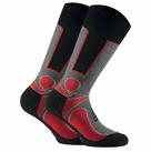 Rohner Socks Wandersocken Calf Basic schwarz/rot - 2 Paar