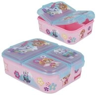 PAW PATROL Lunchbox Brotdose 3 F&auml;cher Paw Patrol Lunch to Go Kinder Vesper Dose
