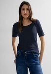 CECIL T-Shirt Style Lena mit klassischem Rundhalsausschnitt