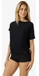 SUPER.NATURAL T-Shirt asymmetrisch geschnittenes W YOGA LOOSE TEE f&uuml;r Damen