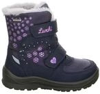 Lurchi Lurchi Velour Klettstiefel Winter M&auml;dchen blau Winterstiefelette