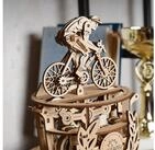UGEARS Modellbausatz Automaton Fahrradfahrer aus Holz, (189-tlg)