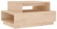 vidaXL Couchtisch Couchtisch 80x55x40,5 cm Massivholz Kiefer (1-St)