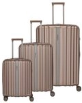 travelite Trolleyset PAROS 3-teilig, 4 Rollen, (Set, 3 tlg), Volumenerweiterung...
