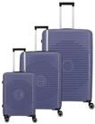 travelite Trolleyset Orbita, 4 Rollen, (3-teilig, 3 tlg), Polypropylen