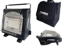 Ph&ouml;nix Germany Gaskocher PH-100, (2 in 1 Heizung & Kocher, Gasheizung Keramik),