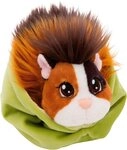 Nici Kuscheltier Little Paws, Meerschweinchen espresso-karamell im K&ouml;rbchen, 12 cm