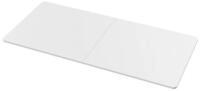 pro.tec Tischplatte, &raquo;Kirkkonummi&laquo; zweiteilig aus Spanplatte 180x80cm Wei&szlig;