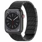 Wigento Smartwatch-Armband F&uuml;r Apple Watch SE 2023 40mm Carbonfaser...