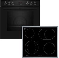 NEFF Elektro-Herd-Set EDX4B0, EasyClean, CircoTherm&reg; auf 3 Ebenen &...