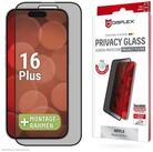 Displex Displayschutzglas Privacy Glass Full Cover f&uuml;r Apple iPhone 16 Plus, 1