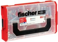 Fischer D&uuml;bel-Set Fischer 572927 FixTainer DuoHM TX Hohlraumd&uuml;bel 55 mm 90 St.