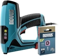 NOVUS Nagler J-151 Set + 1200 Flachdrahtklammern -
