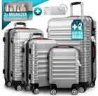 monzana Kofferset, Zwillingsrollen Zahlenschloss Waage Reisekoffer Trolley...