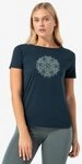 SUPER.NATURAL Print-Shirt Merino T-Shirt W ORNAMENT TEE l&auml;ssiger Merino-Materialmix
