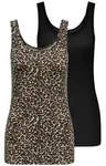 ONLY Tanktop ONLLIVE &ndash; Tanktops im Doppelpack mit Stretchkomfort (Set, 2-tlg)