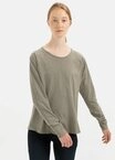 camel active Langarmshirt aus reiner Baumwolle Langarm