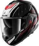 Shark Motorradhelm Oxo Rydger Schwarz Silber Rot KSR Systemhelm L (1-tlg), Tour...