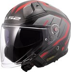 LS2 Motorradhelm OF603 Infinity II Carbon Urus Jethelm, vorbereitet f&uuml;r