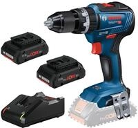 BOSCH Akku-Schlagbohrschrauber GSB 18V-55, 18 V, Mit 2x Akku ProCORE 4 Ah und