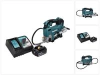 Makita Werkstattpresse DGP 180 RM1 Akku Fettpresse 18 V 690 bar + 1x Akku 4,0 Ah +