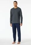 Schiesser Schlafanzug Casual Essentials (2 tlg) mit Streifen