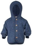 Engel Naturkleidung Walkjacke (1-St) Baby Fleece Jacke mit Kapuze aus Bio...