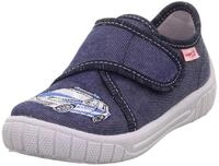 Hausschuh SUPERFIT "BILL, WMS: mittel", M&auml;dchen, Gr. 23, blau (jeansblau polizei),