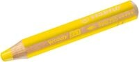 STABILO Buntstift Holzfarbstift woody 3 in 1 gelb (5 St&uuml;ck)