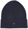 Tommy Hilfiger Strickm&uuml;tze TH FLAG PIMA COTTON BEANIE Beanie mit...