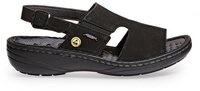 Abeba Reflexor Sandale &ndash; Veloursleder OB Esd Src Berufsschuh