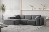 Fun M&ouml;bel Ecksofa Designersofa CELES PREMIUM Ottomane Rechts oder Links in Stoff,