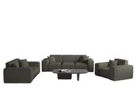 Fun M&ouml;bel Polstergarnitur Sofaset Designersofa CELES Premium 3-2-1 in Stoff, (inkl.