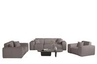 Fun M&ouml;bel Polstergarnitur Sofaset Designersofa CELES PREMIUM 3-2-1 in Stoff Scala,