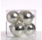 MARELIDA Weihnachtsbaumkugel Christbaumkugeln Weihnachtskugeln Glas 8cm gl&auml;nzend