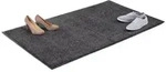 relaxdays Fu&szlig;matte Schmutzfangmatte grau, H&ouml;he: 7 mm, 90x150cm