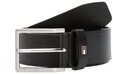 Tommy Hilfiger Lederg&uuml;rtel ADAN 3.5 cm breit EXT Metalllogopatch,
