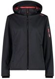 CMP Softshelljacke Woman Jacket Zip Hood Vielseitige und wasserdichte Damenjacke f&uuml;r
