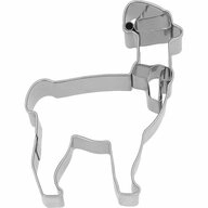 Birkmann Ausstechform Weihnachts-Lama 7.5 cm, Edelstahl