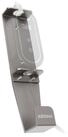 ABSINA Aluminium Typ 2 Wandhalterung f&uuml;r ABSINA Schuko+ CEE Ladekabel