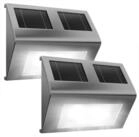 monzana LED Solarleuchte, Solarleuchte, 2er Set H&auml;ngend Solarlampe f&uuml;r Au&szlig;en