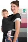 Laleni Tragetuch f&uuml;r Neugeborene bis 15kg - 100% weiche Baumwolle,...