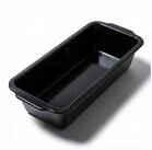 ST&Auml;DTER Brotbackform Emaille Black Edition Metall schwarz 35x14,5x8cm 3,2l bis 300