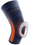 SPORLASTIC Kniebandage Sporlastic Genu-Hit Supreme Plus Comfort Kniebanda blau|orange